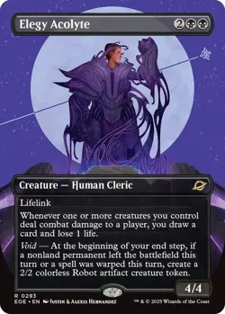 Mtg Elegy Acolyte Foil Borderless - Image 1