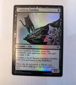 FOIL Cauldron Familiar Throne of Eldraine MtG Magic the Gathering - Image 1