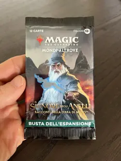 MTG Lord of the Rings Tales of Middle Earth Booster Pack - Factory Sealed - ITA - Image 1