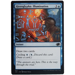x4 Hieroglyphic Illumination J22 MTG Playset M/NM Common Blue Instant TCG CCG - Image 1
