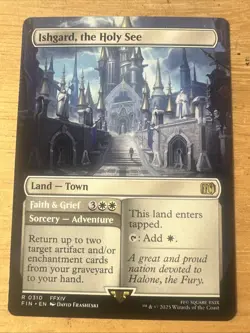 ISHGARD, THE HOLY SEE ~ NM MTG - FIN Final Fantasy 0310 BORDERLESS - Image 1