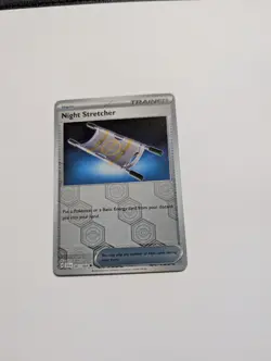 Night Stretcher (Reverse Holo) - Shrouded Fable - SFA NM Trainer Item Pokemon 61 - Image 1