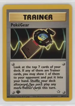 PokeGear 1st Ed. Pokemon Neo Genesis #88 2000 10cj - Image 1
