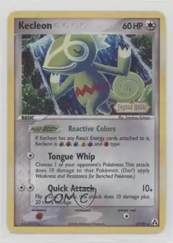Kecleon Reverse Foil Pokemon EX Legend Maker #37 2006 10cj - Image 1