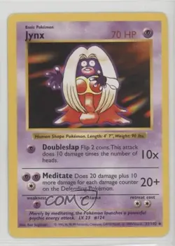 Jynx Shadowless Pokemon Base Set #31 1999 0l4h - Image 1