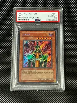 YUGIOH PSA 10 2003 Jinzo BPT-011 Secret Rare Promo *0768 - Image 1