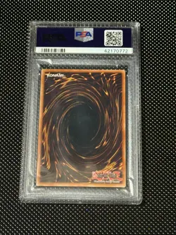 YUGIOH PSA 10 2003 Blue-Eyes White Dragon BPT-009 Secret Rare Promo *0772 - Image 2