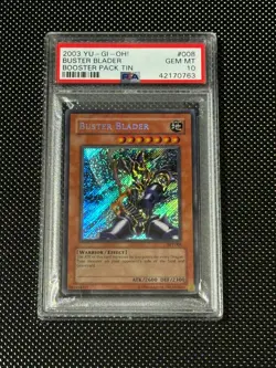 YUGIOH PSA 10 2003 Buster Blader BPT-008 Secret Rare Promo *0763 - Image 1