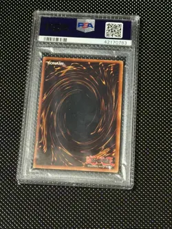 YUGIOH PSA 10 2002 Dark Magician BPT-001 Secret Rare Promo *0783 - Image 2