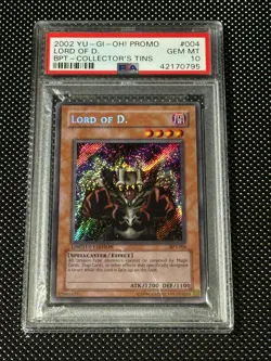 YUGIOH PSA 10 2002 Lord of D. BPT-004 Secret Rare Promo *0795 - Image 1