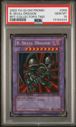 YUGIOH PSA 10 2002 B. Skull Dragon BPT-006 Secret Rare Promo *4424 - Image 1