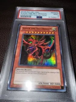 YuGiOh Slifer the Sky Dragon LC01-EN002 Legendary Collection PSA 9 - Image 1