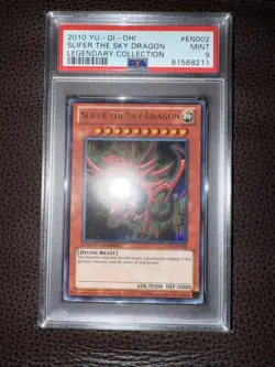 YuGiOh Slifer the Sky Dragon LC01-EN002 Legendary Collection PSA 9 - Image 3