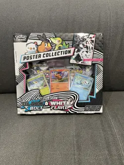 Pokemon TCG: Black Bolt & White Flare Unova Poster Collection - Ready to Ship - Image 1