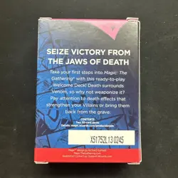 SDCC 2025 HASBRO MAGIC THE GATHERING SPIDER-MAN WELCOME DECK BLACK VENOM - Image 2