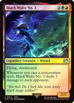Black Waltz No. 3 Foil Final Fantasy MTG NM - Image 1