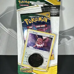 Pokemon TCG Evolving Skies Checklane Blister Pack with Eevee Promo SEALED - Image 1
