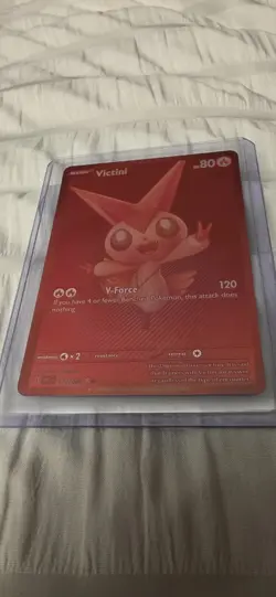 Red Victini English Pokemon White Flare Black Bolt WHT EN 172/086 - Image 4
