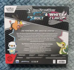 Pokemon Black Bolt & White Flare Poster Collection. Factory Sealed & In Hand 🔥✅ - Image 2