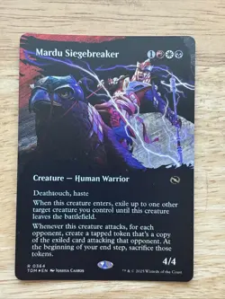 MTG Mardu Siegebreaker - Rare (Borderless) (Foil) - Image 1
