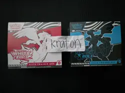 IN Hand Pokemon Center Black Bolt and White Flare ETB - Image 1