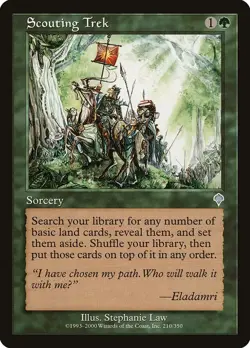 MTG - Scouting Trek - Invasion - X1 - (LP) - - Image 1