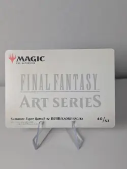 MTG - Summon: Esper Ramuh Art Card (Gold-Stamped Signature) - Final Fantasy NM/M - Image 2