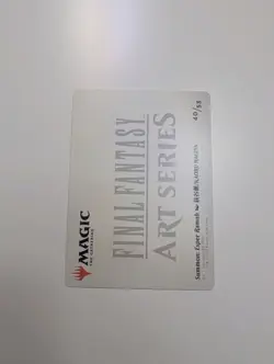 MTG - Summon: Esper Ramuh Art Card (Gold-Stamped Signature) - Final Fantasy NM/M - Image 8