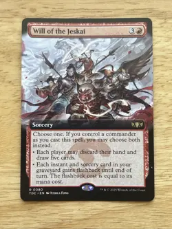 Mtg. Will of the Jeskai. Extended Art. Commander: Tarkir: Dragonstorm. Nm - Image 1