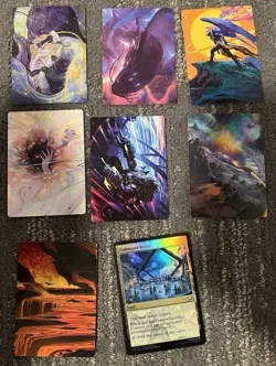 MTG EDGE OF ETERNITIES LOT. Commons, Uncommons, Rares, Mythics Galaxy foil - Image 3