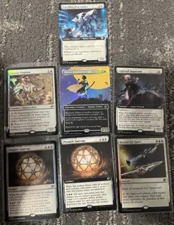 MTG EDGE OF ETERNITIES LOT. Commons, Uncommons, Rares, Mythics Galaxy foil - Image 4