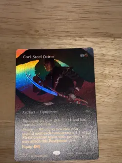 Mtg. Cori-Steel Cutter. Foil Borderless. Tarkir: Dragonstorm. Pack Fresh - Image 3