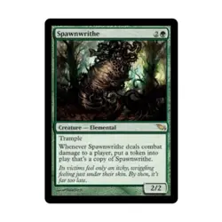 WOTC MtG Shadowmoor Spawnwrithe (R) (Foil) EX - Image 1