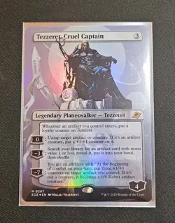 Tezzeret, Cruel Captain (0287) (Borderless FOIL) Edge of Eternities - MTG - Image 1