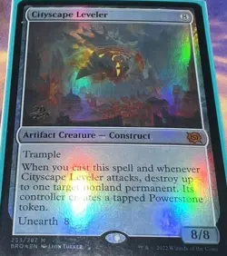 Mtg Singles - Cityscape Leveler - Prerelease Promo - Foil Mythic Rare - NM/M - Image 1