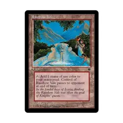 WOTC MtG Fallen Empires Rainbow Vale (U1) Fair - Image 1