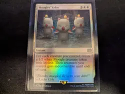 MTG Magic the Gathering FOIL Moogles' Valor FIN! - Image 1