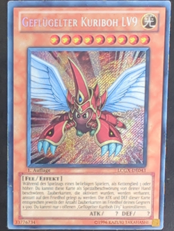 Geflugelter Kuriboh LV9 LCGX-DE043 Secret Rare DE VG YUGIOH - Image 1