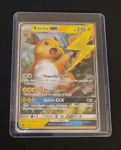 2017 Pokemon Shining Legends Raichu GX Holo #29/73 - Image 1