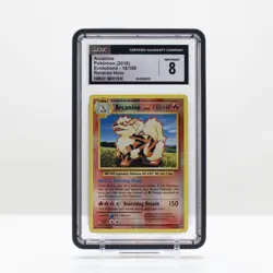 Pokemon Arcanine Reverse Holo #18/108 Evolutions 2016 - CGC 8 - Image 1