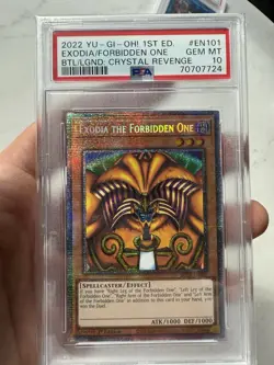 Yugioh PSA 10 Exodia the Forbidden One Starlight Rare + Charmer Set 3X Gem Mint! - Image 2