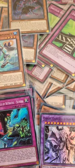 Yugioh Cards 50 x Super Rare Holographic cards Mixed Lot All Different - Image 2