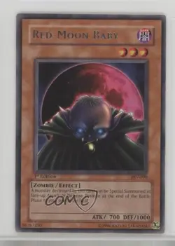 Red-Moon Baby (R) 1st Ed. YuGiOh Pharaoh's Servant #PSV-090 2002 16f0 - Image 1