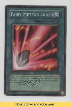 Fairy Meteor Crush 1st Ed. YuGiOh Pharaoh's Servant #PSV-063 2002 READ 3q4 - Image 1