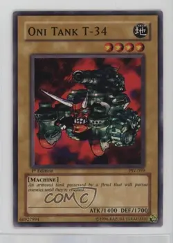 Oni Tank T-34 1st Ed. YuGiOh Pharaoh's Servant #PSV-059 2002 wq8 - Image 1