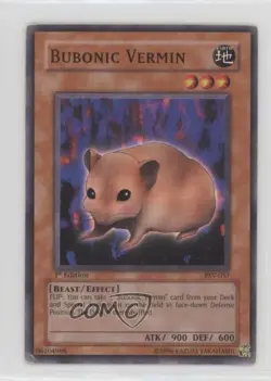 Bubonic Vermin 1st Ed. YuGiOh Pharaoh's Servant #PSV-057 2002 0ey4 - Image 1