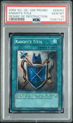 YUGIOH PSA 10 2004 King's Knight ROD-EN002 Secret Rare Promo *7447 - Image 1