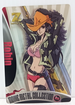 One Piece Robin EX-NM Morinaga Clear Plastic Card Movie Metal Collection Japan - Image 1