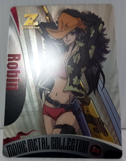 One Piece Robin EX-NM Morinaga Clear Plastic Card Movie Metal Collection Japan - Image 5