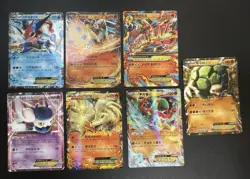 Pokemon XY PROMO Korean Card Lot 7 Rare M EX , Greninja Blaziken + Used Mega Ex - Image 1
